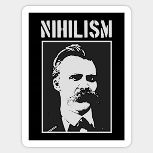 Nihilism - Friedrich Nietzsche Sticker